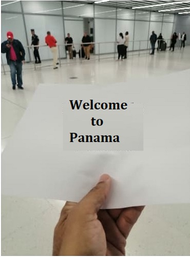Panama Canal Tour- Welcome Sign